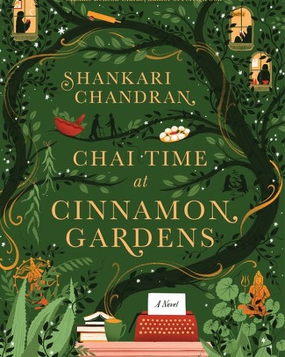 Book cover of Chai Time at Cinnamon Gardens by Shankari Chandran